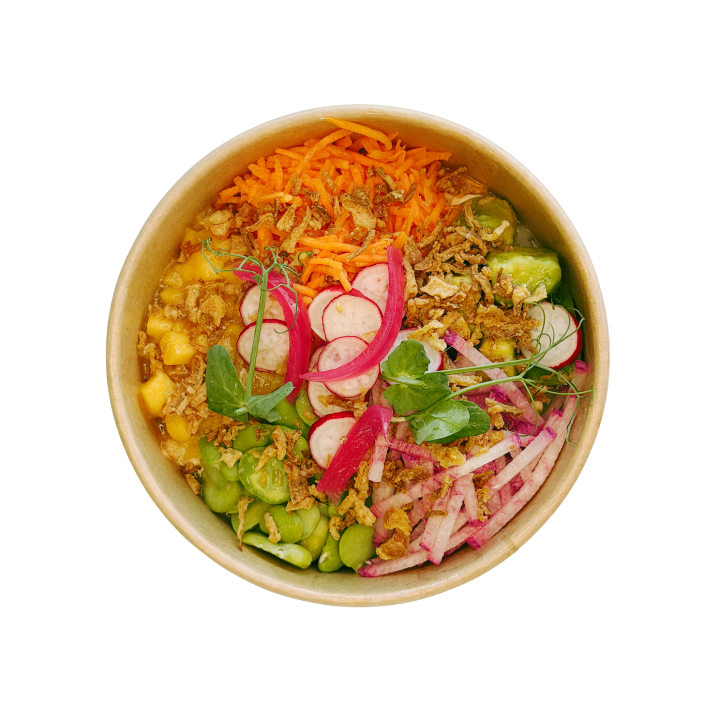 Poke Bowl Ve Ge Riz Sushi Avocat Mangue Radis Rose Carotte Fe Ves